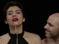 Cum in mouth + Cum dripping! (CFNM + Cum on clothes)