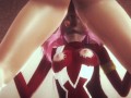 Zero Two's impressive blowjob and deepthroat(3D PORN) [Darling in the Franxx]