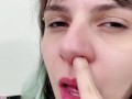 nose fingering, boorgers and snot eating