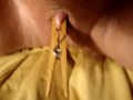 Very up close w/ a clip on clit, wet and gushing teasing my pussy