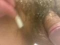 Shaving my pubes in the bathroom