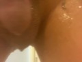 Shaving my pubes in the bathroom