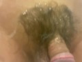 Shaving my pubes in the bathroom