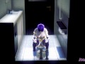 Titans Hentai - Raven peeing in a japanese toilet