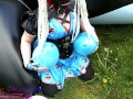 Miss Maskerade Rubber Doll Playing And Pop Balloon - Looner Fetish In Full Latex 02