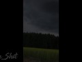 Fucked a slender stranger on the street during a thunderstorm