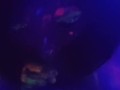 Hot tinder college slut glow paint blacklight cock sucking