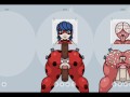 Fapwall [Rule 34 Hentai game] Miracolous ladybug huge black cocks DP