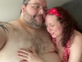 Some not-so-lazy Sunday fun on the couch with my voluptuous vixen