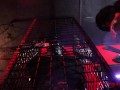 Cock pumping big cock to maximum limits Hands free cumshot bound patient