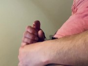 Self Facial With Mouth Open