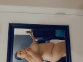 Bbw tease tanned body long hair