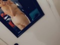 Bbw tease tanned body long hair