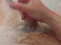 Early Morning Bath with Bubbles and a wank