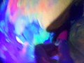 Hot tinder college amatuer slut shares vibrator with glowpaint and blacklight