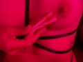 Clothespins & Wax on my nipples