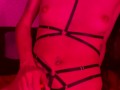 Clothespins & Wax on my nipples