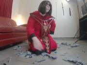BTS Giantess Empress Destroys Star Destroyer
