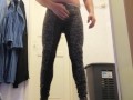 Guy pee in pants