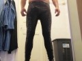 Guy pee in pants