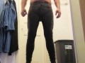 Guy pee in pants
