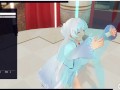 [CM3D2] RWBY hentai - Weiss Schnee roughly fucked for all to see