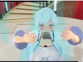 [CM3D2] RWBY hentai - Weiss Schnee roughly fucked for all to see
