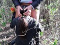 Отблагодарила свою девушку за букет кунилингусом в лесу - IkaSmokS