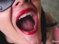 Tongue Cumshot Compilation - Huge Mouth Cumshots