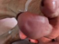 MILF Granny Rubs Cum All Over Her Feet