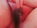 SSBBW fucks dildo
