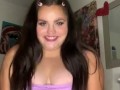 Chubby princess bouncing tits in bikini
