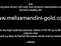 Melisa Mendini Gold Teaser Time for Dildo