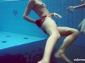 Czech and Balkan babe Marusia and Melisa Darkova underwater