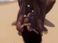 Insemination Curvy Babes on Beach | 3D Porn Wild Life