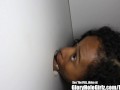 Beautiful Black Chick Teen Swallow n Creampie in Glory Hole
