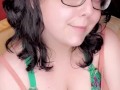 Goth Amateur BBW Jiggling Tease
