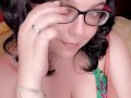 Goth Amateur BBW Jiggling Tease