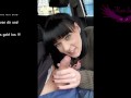 Busty German Girl Sucking Dick In Car Gets Caught, PUBLIC