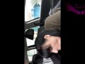Busty German Girl Sucking Dick In Car Gets Caught, PUBLIC