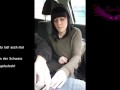 Busty German Girl Sucking Dick In Car Gets Caught, PUBLIC