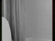 Peeing in formal white dress