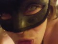 Milf Secretary gives slow deep blowjobs during lunch break