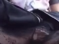 I wore no underwear on my walk to the park, girl cumming in public