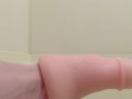 オナホにフィストファックしようとした変態男（Hentai boy is Fisting Adult Toy!!）