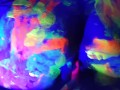 Hot tinder college slut collabs using glowing vibrator 