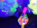 Hot tinder college slut collabs using glowing vibrator 