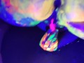 Hot tinder college slut collabs using glowing vibrator 