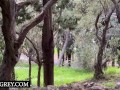 Risky Blowjob Quickie in the Park - ends with a Cum Swallow and a big Smile - YOYA