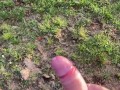 Huge Public Outdoor Cumshot